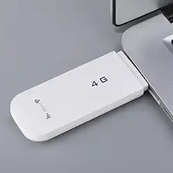 Generic Hotspot USB WiFi de 150 Mbps, Adaptador de Rede Sem Fio 4G LTE Roteador WiFi de Bolso, Modem de Internet Plug and Play, Compartilhe até 10 Usuários, Design Portátil Leve
