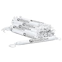 Vista 1 de PIG Calcetín de monitoreo para pozo Absorbe líquidos a base de aceite Absorción de 17 onzas 30 calcetines 1.5 pulgadas de diámetro x 18