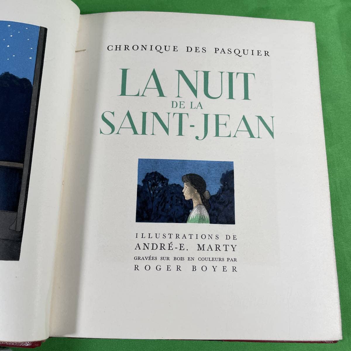 マルティ挿絵「LA NUIT DE LA SAINT-JEAN」聖ヨハネ祭の夜 A.E.Marty