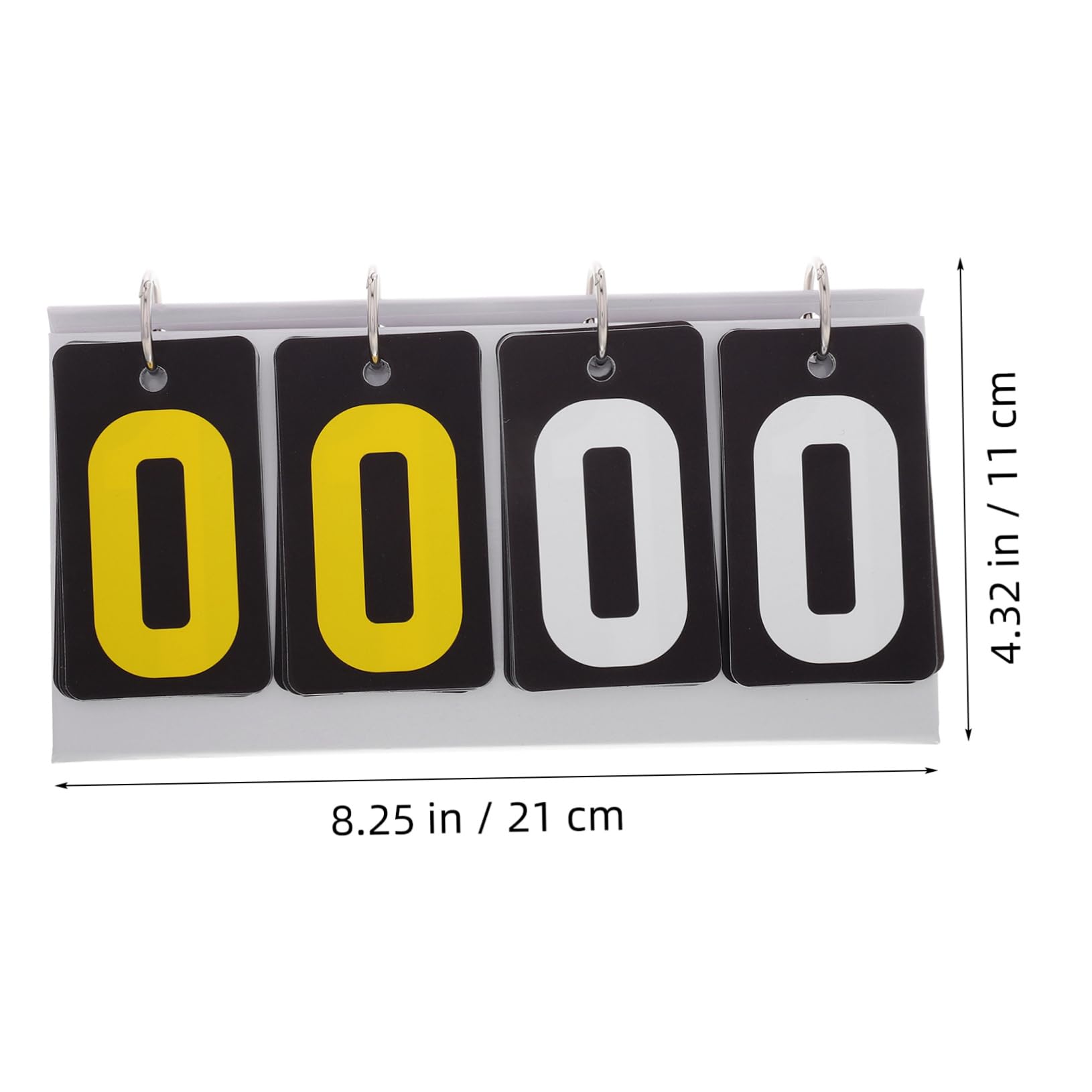 BESPORTBLE Portable Tennis Score Keeper Flip Scoreboard for Game Night Softball and Table Tennis