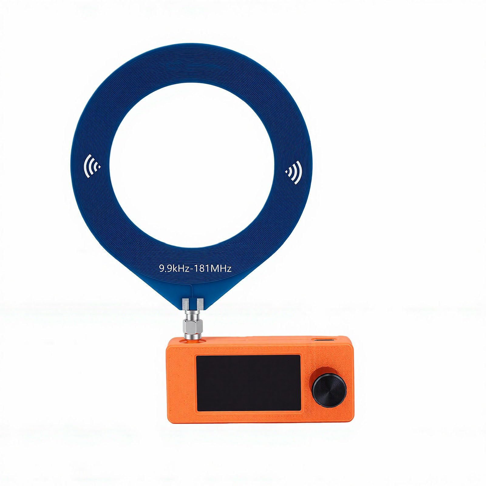 FTVOGUE Tragbares AM-FM-Transistorradio mit 1,9-Zoll-IPS-Bildschirm für | SI4732 DSP-Empfänger, Unterstützt FM/AM/LSB/USB, Wiederaufladbarer 800-mAh-, Kompaktes ABS-Gehäuse