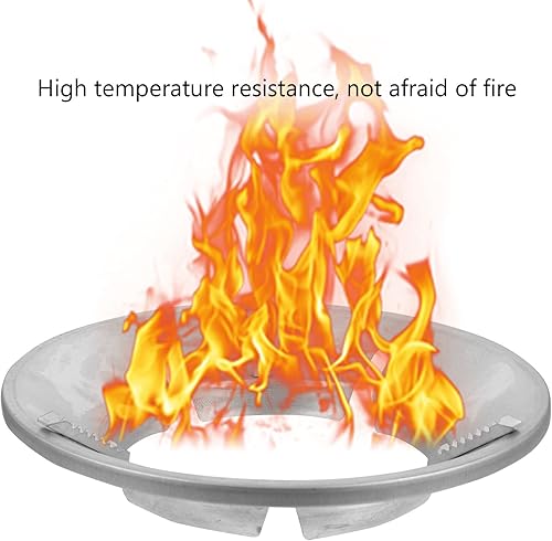 Miniatura 2 de Kichvoe Anillo de estufa de gas a prueba de viento con aberturas de ahorro de energía y soporte de wok antideslizante para cocinar
