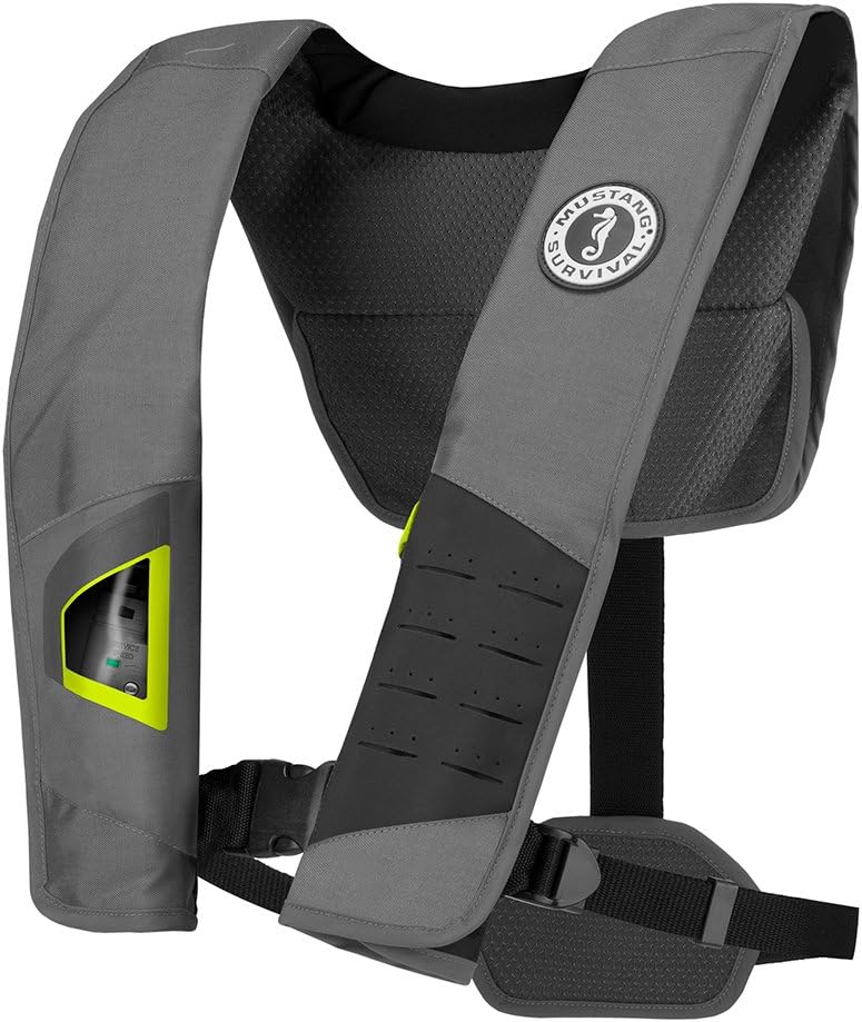 Mustang Survival MD2981 DLX 38 Inflatable Manual PFDLife Jackets & Vests, Grey
