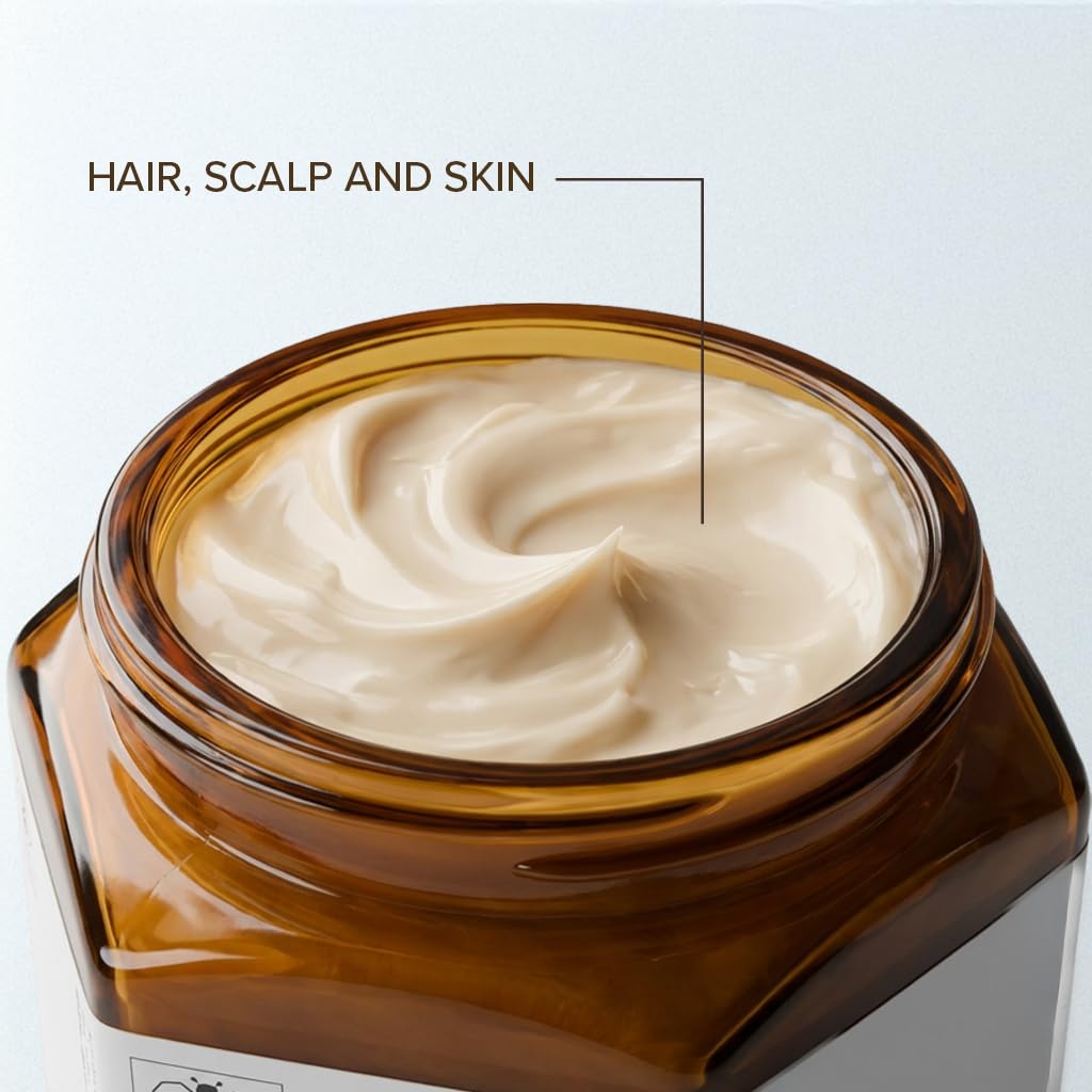 Klara Cosmetics Royal Jelly Hydrating Hair Mask. Experience Salon Luxury at Home. Infused with Nourishing Keratin. 760ml | Salon Luxury at Home