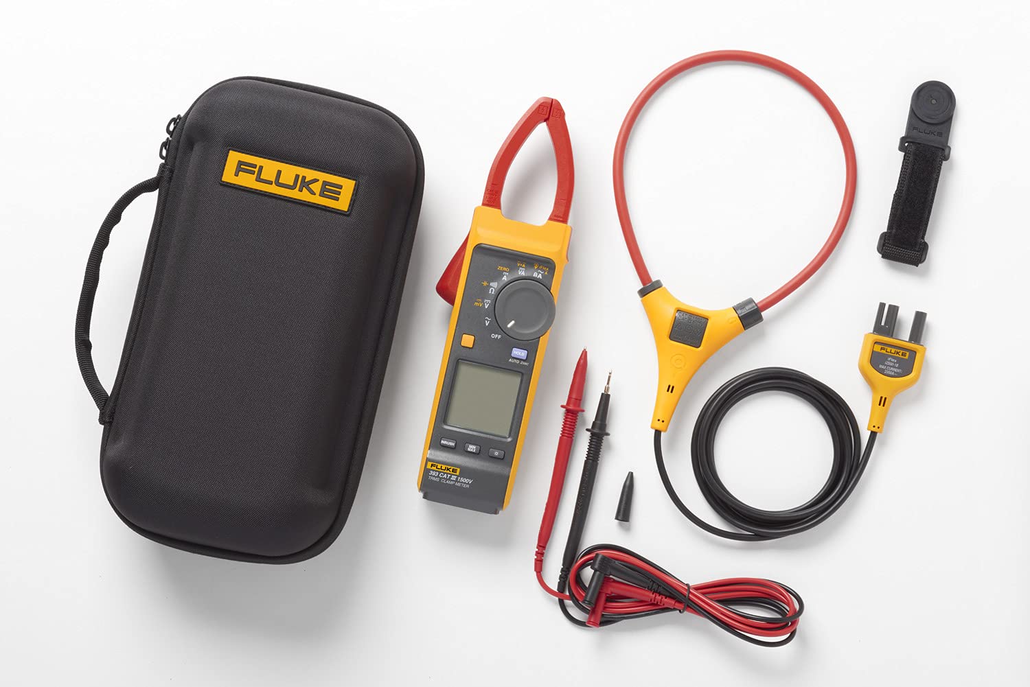 Fluke 393/E Zangenmessgerät AC/DC-Stromzange 1000V ac / 2500A ac, 1500V dc / 1000A dc