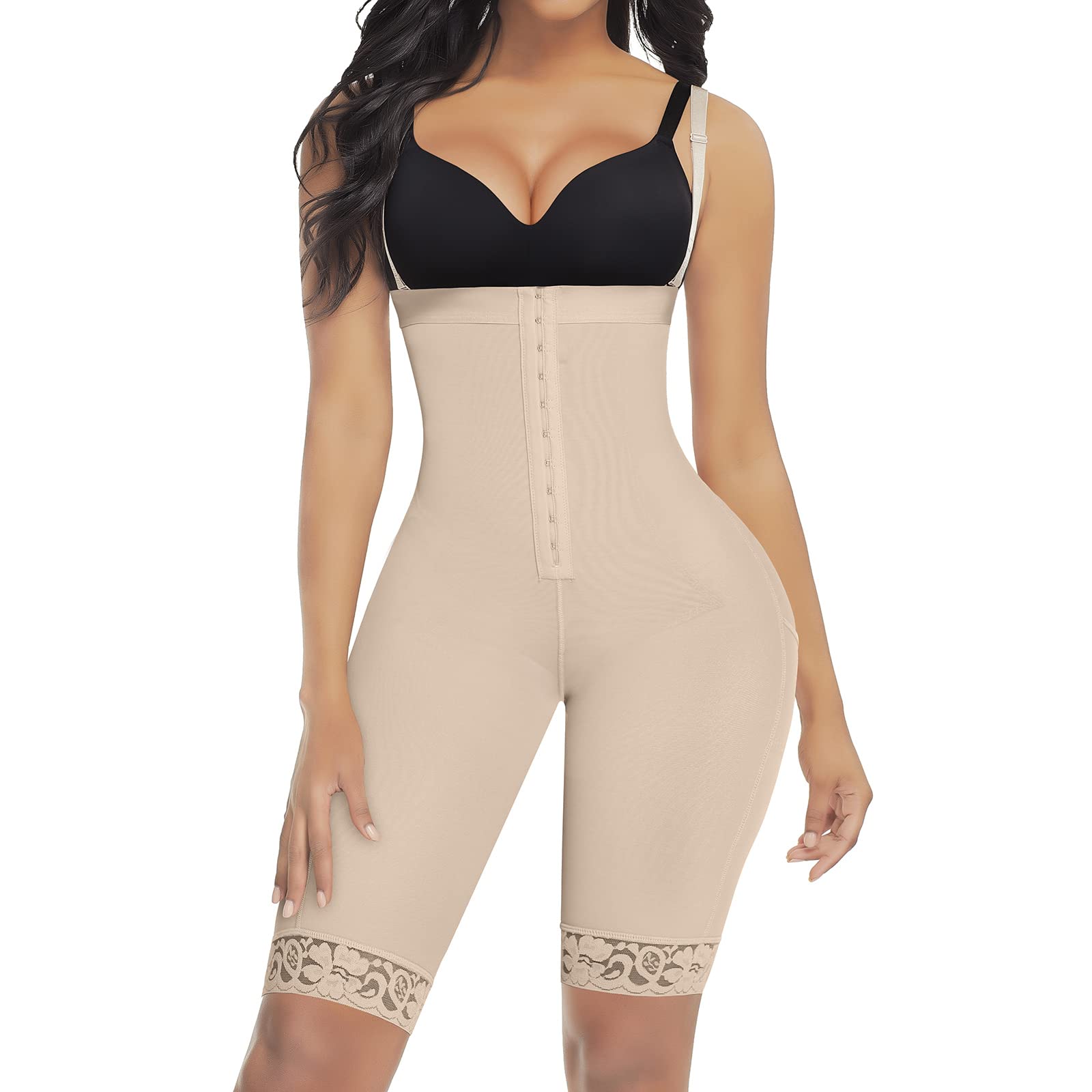 FeelinGirlShapewear for Women Tummy Control Body Shaper Butt Lifter Faja Thigh Shaper Plus Size Waist Trainer