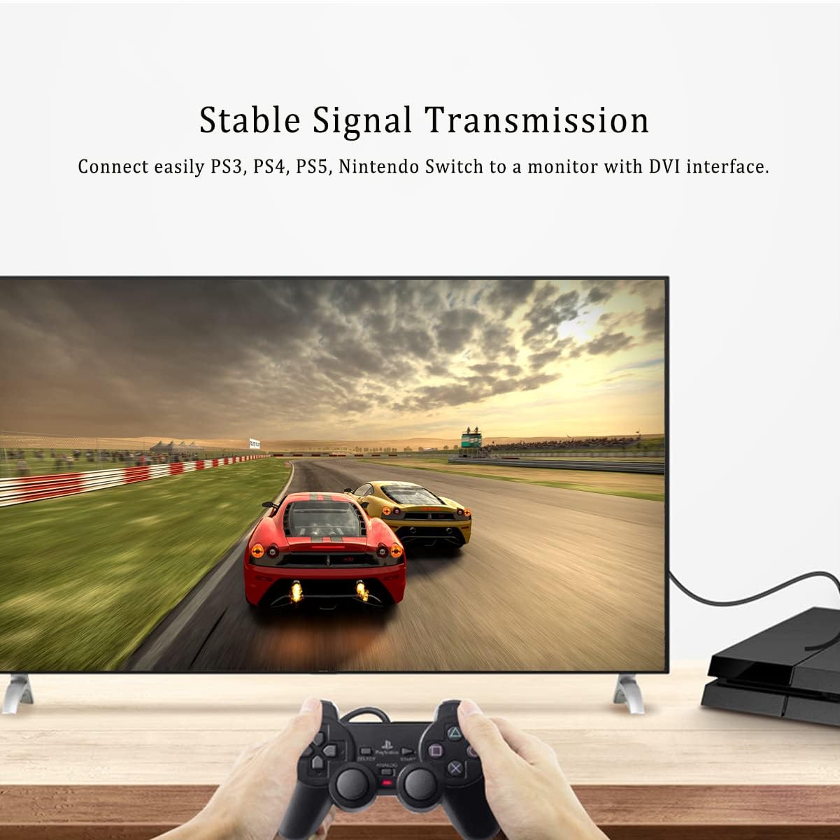 DVI to HDMI Adapter, UVOOI Bi-Directional HDMI to DVI (DVI-D 24+1) Adapter Conveter Female to Male 1080P for PS5/PS4/PS3, HDTV, Projector, Computer : Electronics