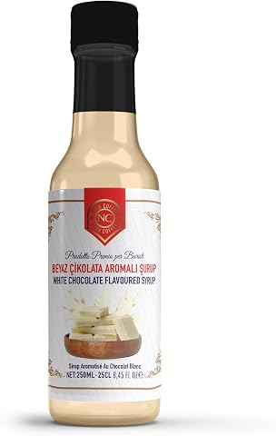 Nish Beyaz Çikolata Aromalı Şurup 250 ML - Pet Şişe