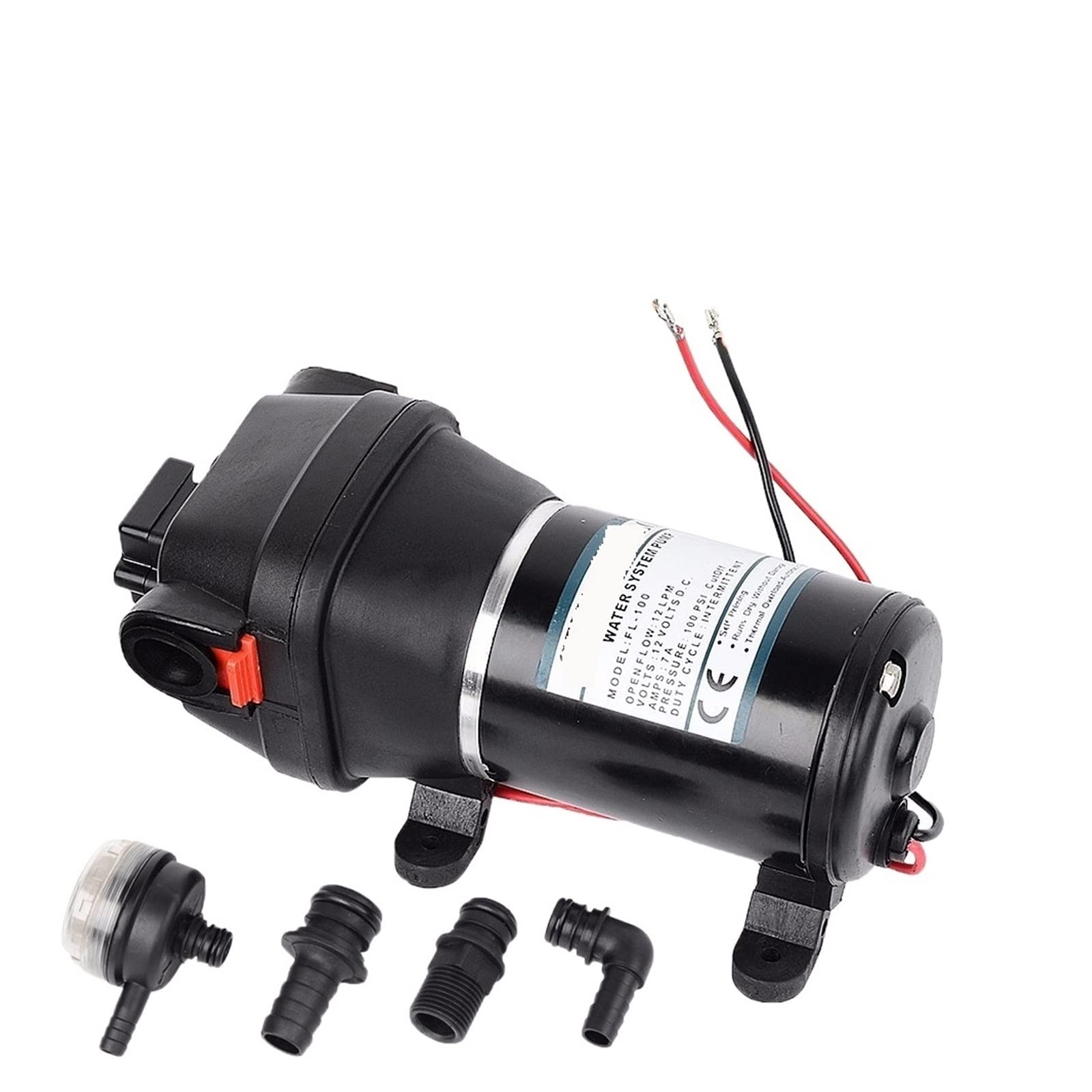 12v 24v Dc Podnoszenie wysokiego ciśnienia Maks. 60 m Elektryczna pompa do czyszczenia membrany do mycia samochodu(12V)