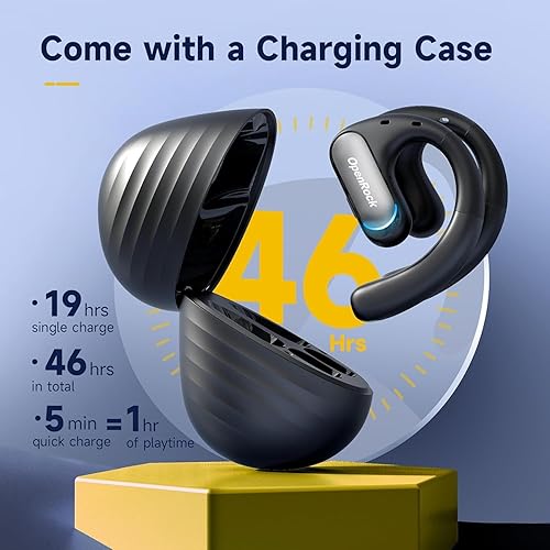 Miniatura 2 de Auriculares inalámbricos Bluetooth 5.2, 46 horas de reproducción con estuche de carga, graves extra profundos, IPX5 resistente al agua, para