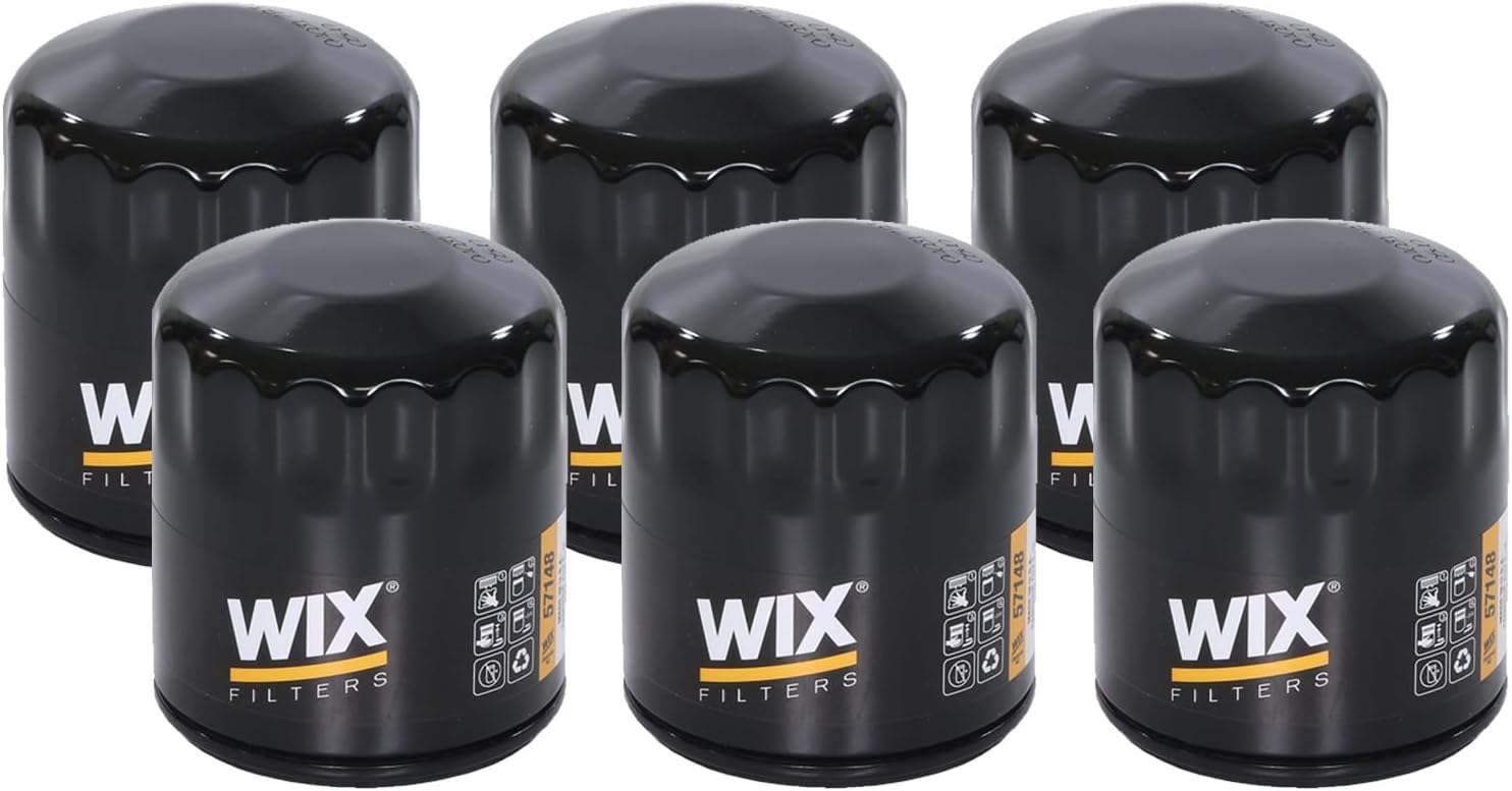 Wix Set of 6 Engine Motor Oil Filters For Harley Davidson