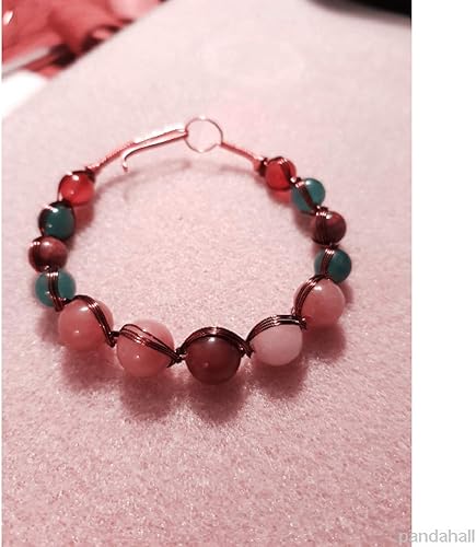 Miniatura 2 de Pandahall 7.05oz Radom mezclado de piedras preciosas naturales y sintéticas, cuentas mixtas de formas rebordear perlas sueltas piedras para hacer