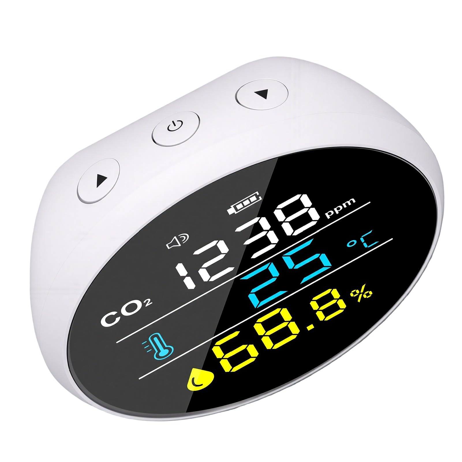 Annadue Monitor de Calidad del Aire para Pared, Detector de CO2 con
