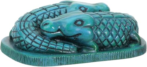 Figura coleccionable de cocodrilos egipcios de arte egipcio