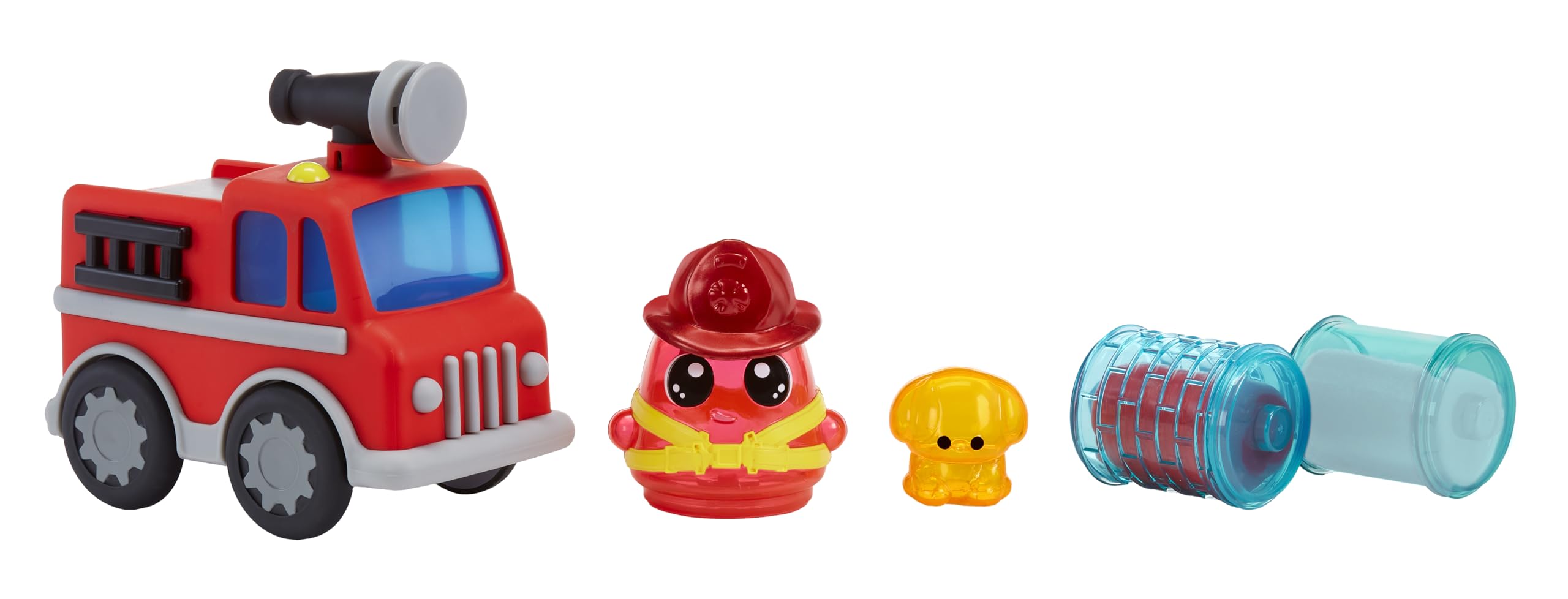 MGA Entertainment DohKins Fire Truck & Firefighter - Knete Trocknet Niemals Aus, Glutenfrei, Geeignet für Sammler und Kinder ab 3 Jahren
