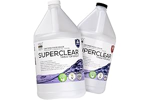 Table Top Epoxy Resin Superclear 2 Gallon Kit | Highest UV Impact...