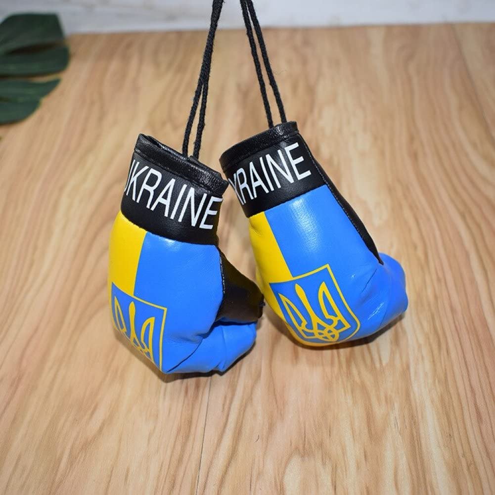 Schlüsselanhänger Boxhandschuh Kurdistan – Aus Kunstleder, Ca. 7 Cm, Mit Schlüsselring