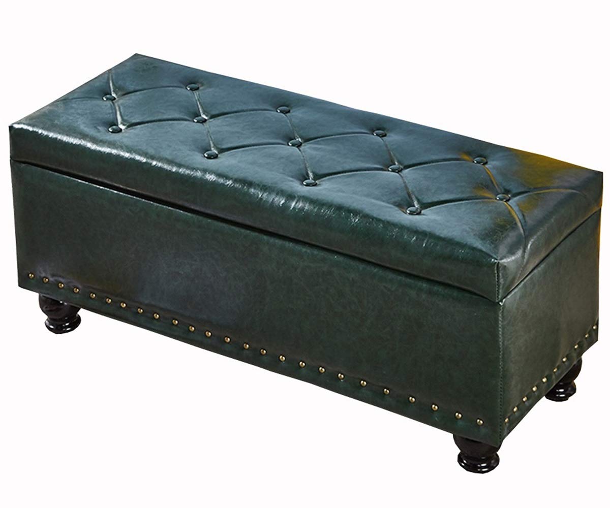 Siège Rembourré en PU Gris et Finition Bois Massif Premium de 60 à 120 cm