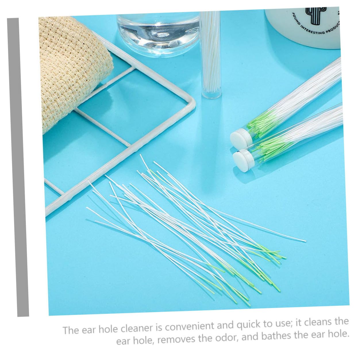 350Pcs Ear Piercing Cleaning Floss Ear Hole Cleaner Tool for Aftercare Skin Friendly Material Easy Application for Ear