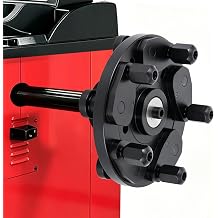 Universal Wheel Balancer Adaptor Fixture Plate 40MM/1.57IN Shaft Diameter Lug Nut Holes Balance Machine Fixture