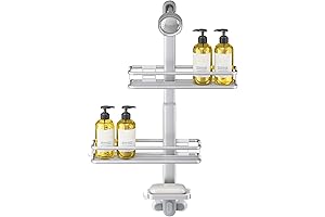 3 Tier Aluminum Shower Caddy Over the Shower Head