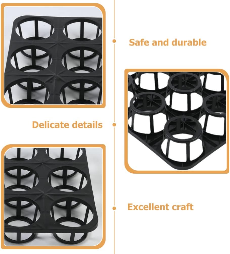 GANAZONO 5pcs Nursery Pot Racks Round Plant Growing Cups for Germination and Sowing Thickened Planter Trays for Home Gardening and Greenhouse Use
