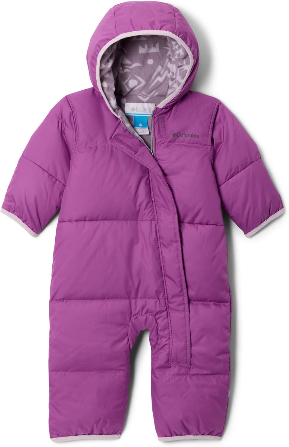 Columbia Youth Snuggly Bunny II Bunting, Razzle/Shale Purple Peaked Tonal, 0/3