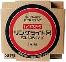 Amazon | 日立 丸形蛍光灯 30形 FCL30W/28-G 白色 日本製