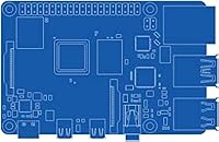 Vista 5 de Element14 Raspberry Pi 3 B+ Motherboard
