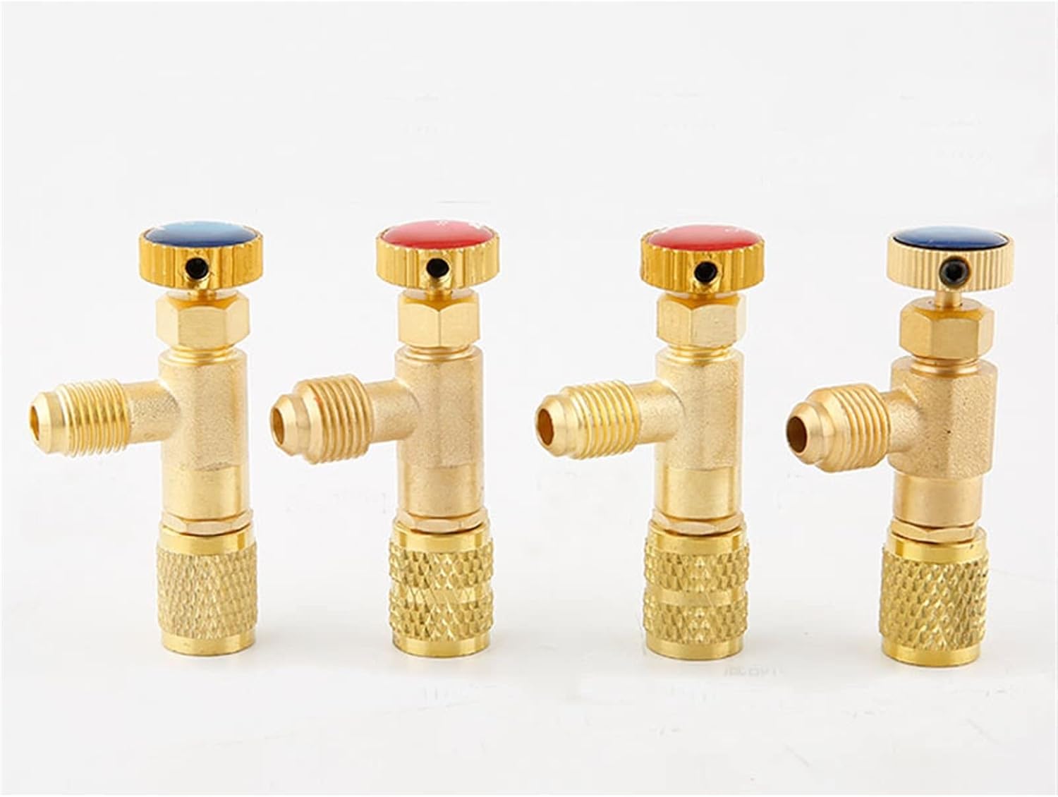 R410a R22 Refrigeration Tool Air Conditioning Valve Adapter Fitting 1/4 Quot; 5/16 Male/Famale Charging Hose 1Pcs(E Type R22)