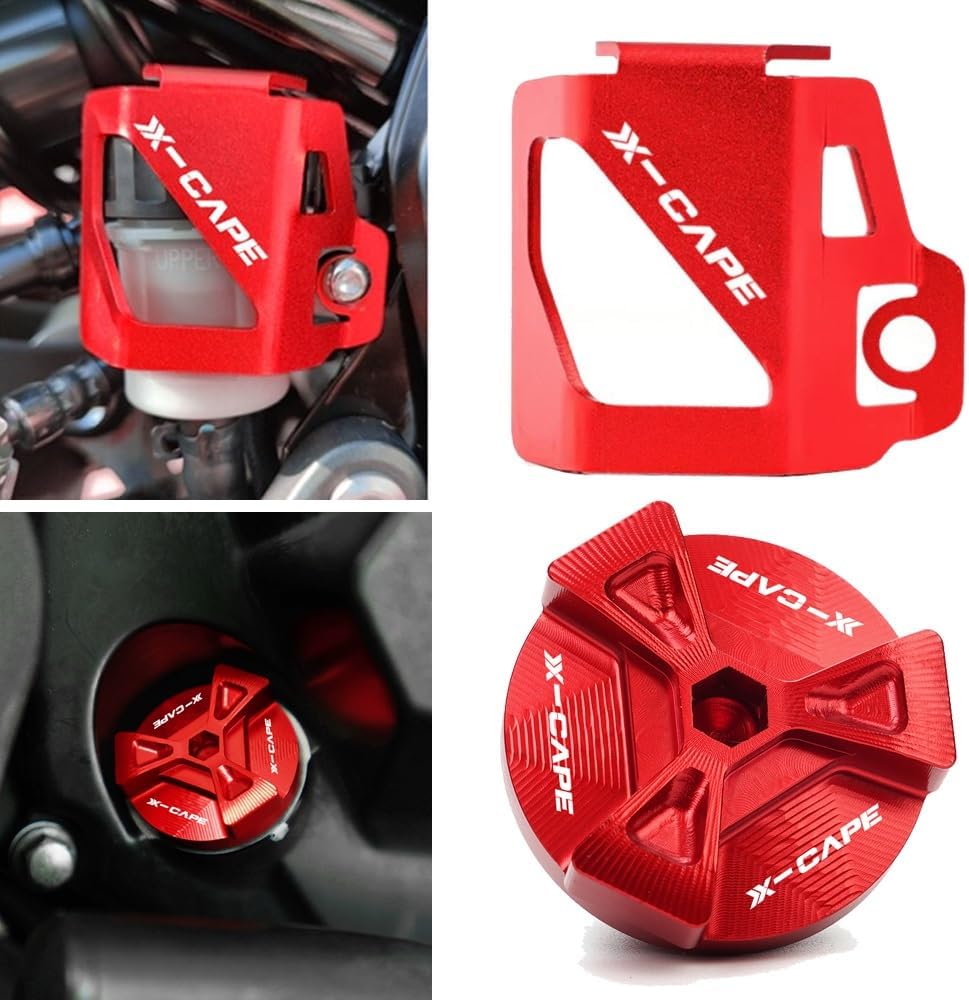 Motorcycle Oil Filler Caps, For Moto Morini XCape 650 650X X Cape 650 X 2022 2023 Motorcycle Accessories CNC Rear Brake Fluid Reservoir Guard Oil Filler Cap