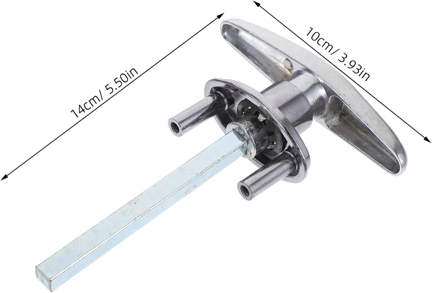 ORFOFE 1set Garage Door Lock Kit Keyed T-Handle Replacement Hardware Assembly for Garage Door Lever Lock