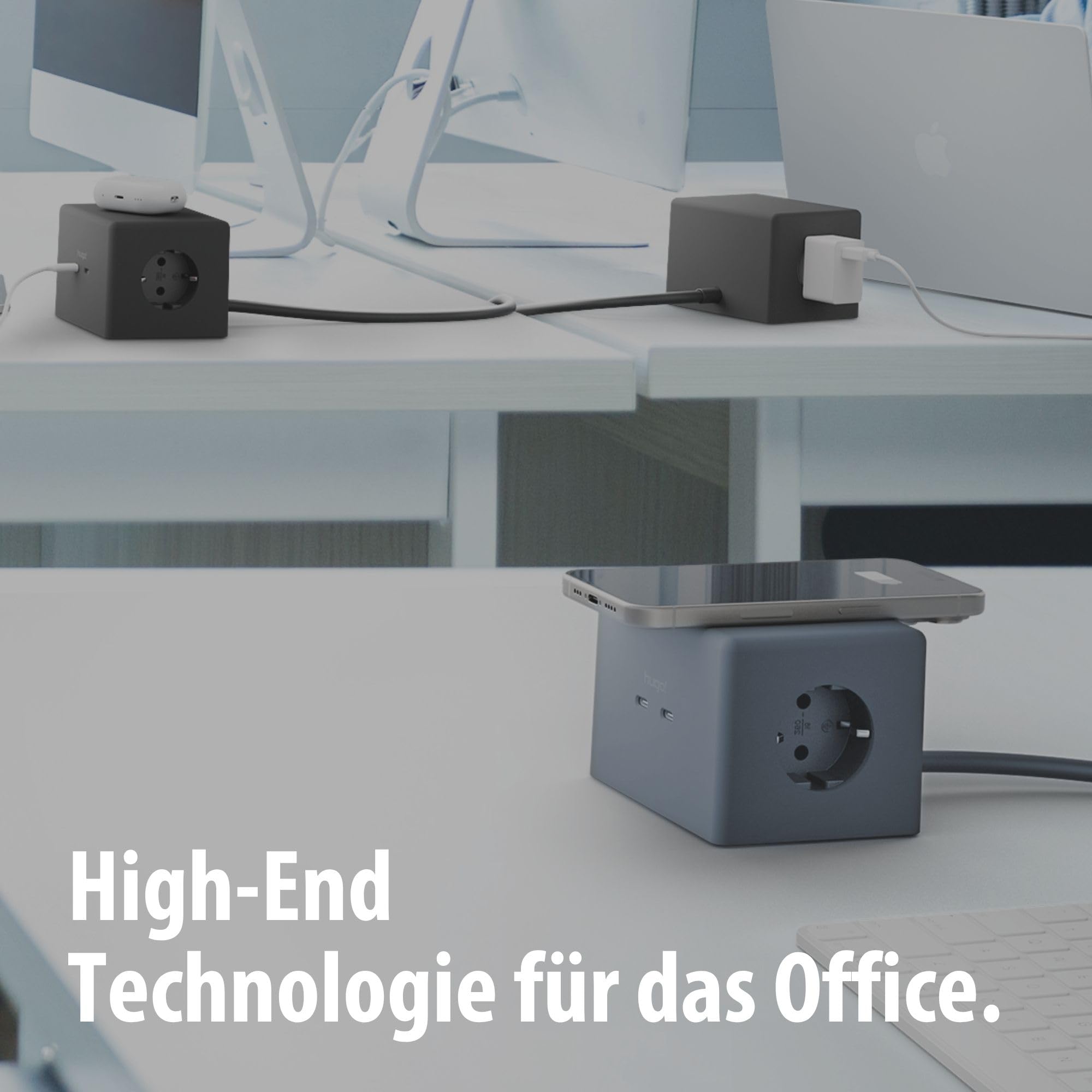 Brennenstuhl Hugo! ONE 2nd Gen. Steckdosenwürfel mit USB C 20W PD
