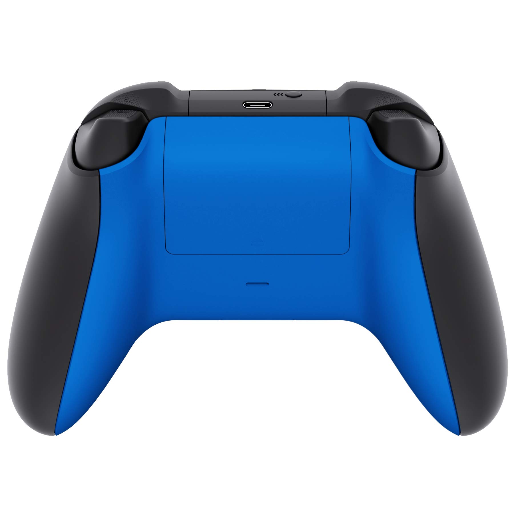 eXtremeRate Carcasa Trasera para Xbox Series S X Control Funda Tacto Suave Protector con Placa de Batería Cubierta Posterior para Xbox Series S X Mando-No Incluye Shell de Grip(Grano de Madera) — view 3