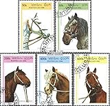 1538-1542 (kompl.Ausg.) Prophila Collection Laos 1538-1542 (kompl.Ausg.) 1996 Zugpferde (Briefmarken für Sammler) Pferde