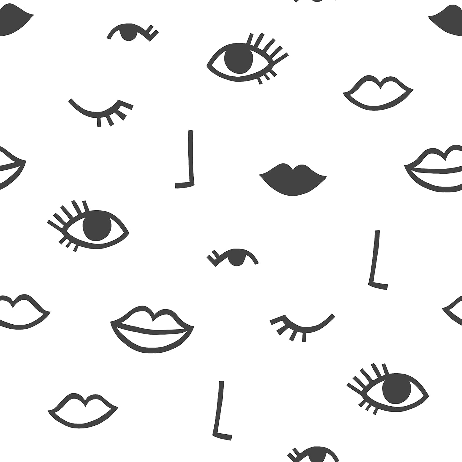 Eye Woke Up Like This Wallpaper White