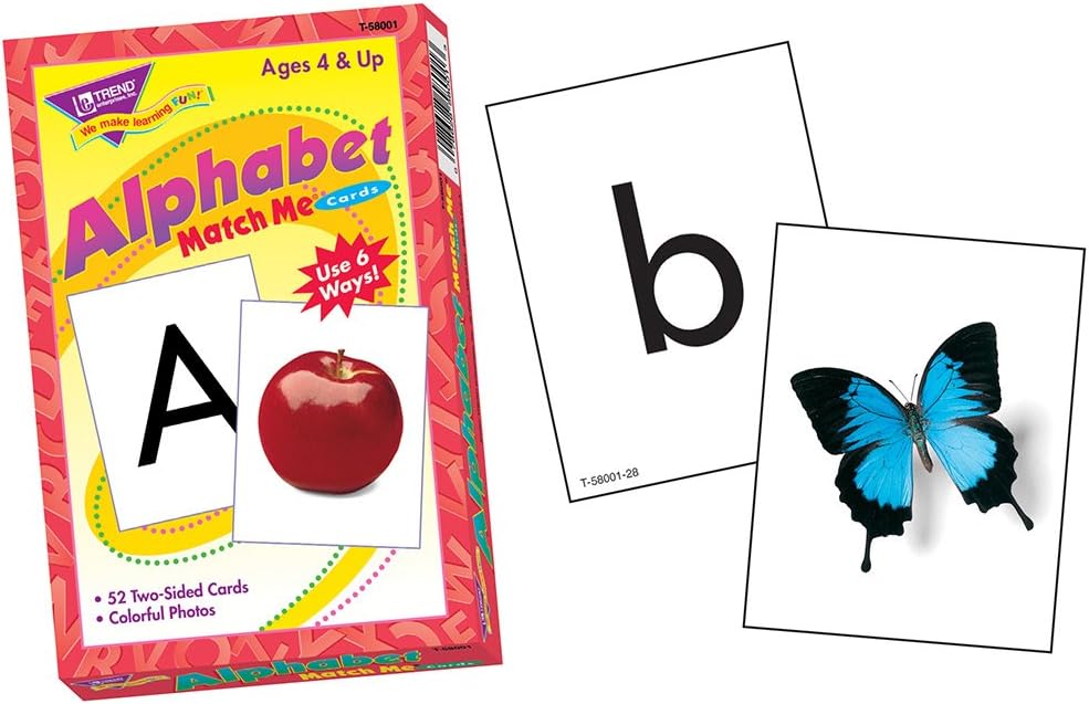 Alphabet Match Me Flash Cards
