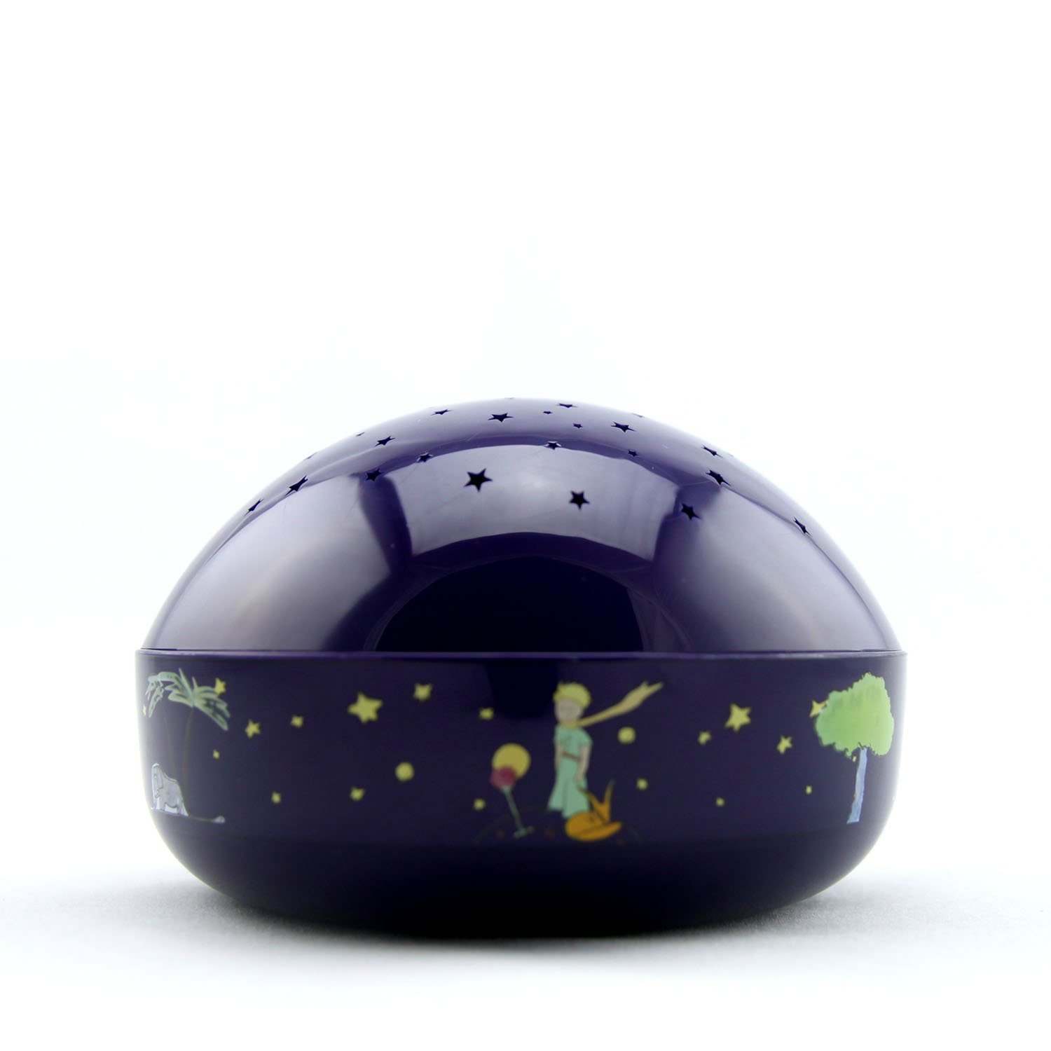 Side view of Niermann Standby Night Light with Little Prince design