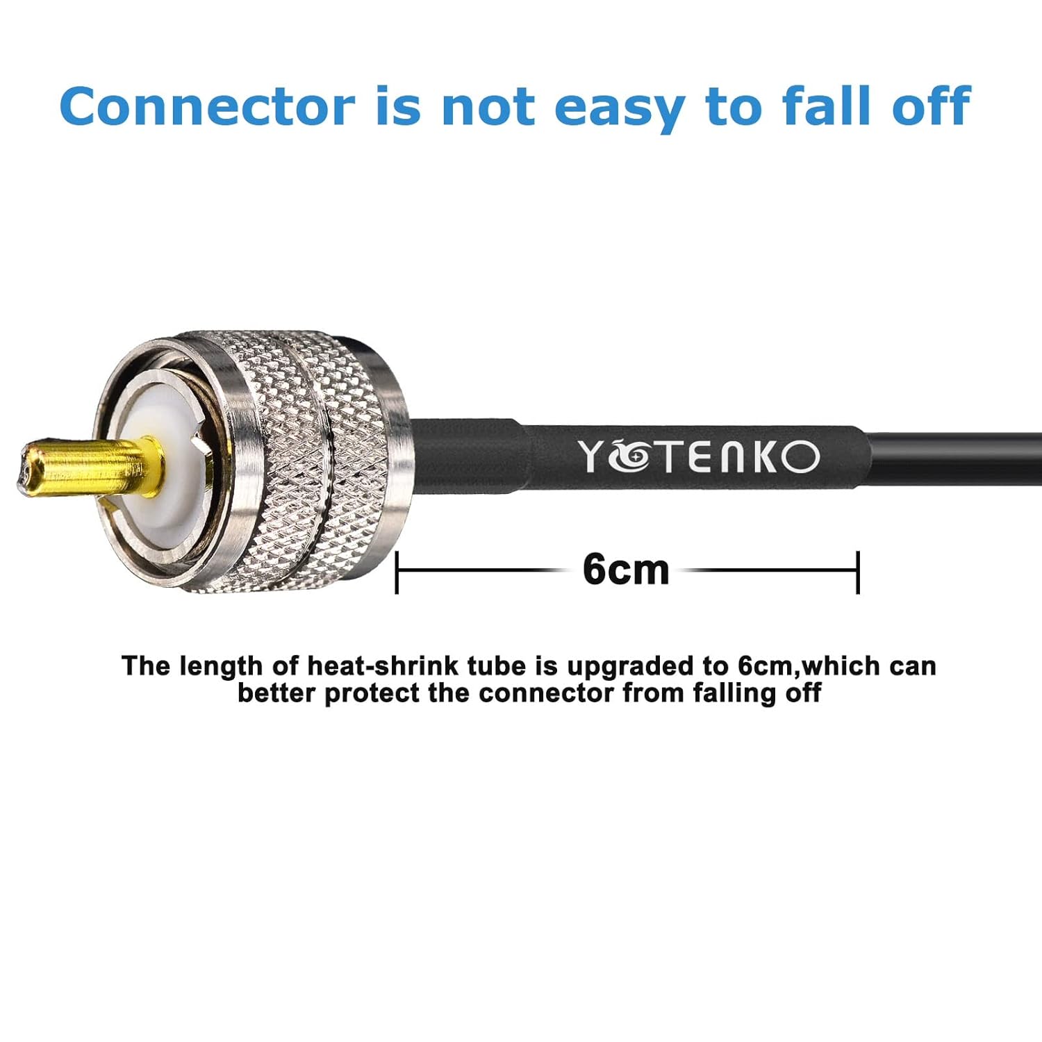 RG58 Coaxial Cable 49.2ft CB Coax Cable UHF PL259 Male to Male 50 Ohm Coax + 16 Type Set SMA to BNC UHF F N Type Connectors Kit