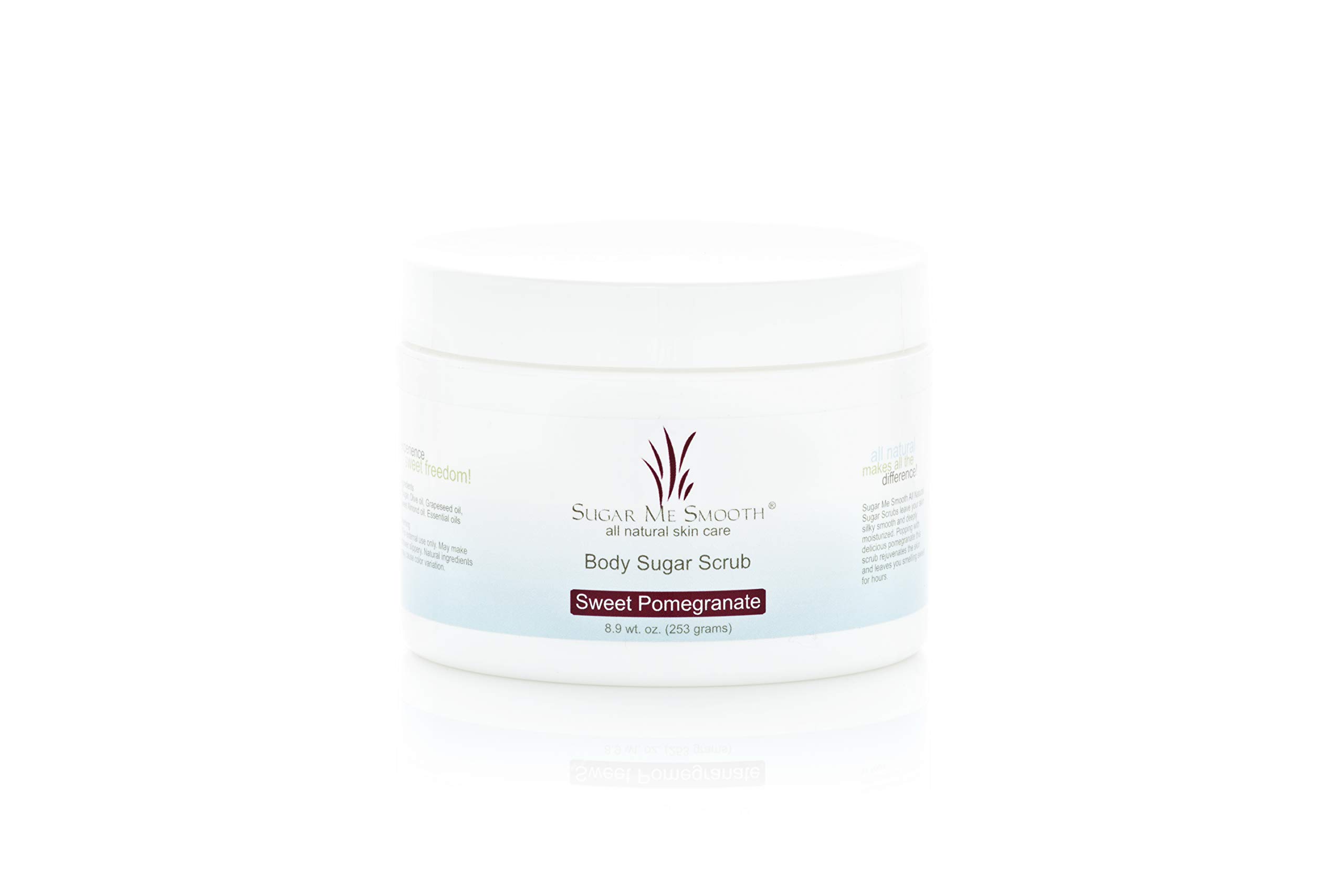 Sugar Me Smooth Body Sugar Scrub (Sweet Pomegranate) Ultra Hydrating and Exfoliating Scrub for Nourishing Essential Body Care Body Scrub womens scrubs