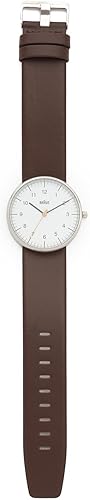 Miniatura 3 de Braun Men's Quartz Three Hand Movement Watch with Analogue Display and Leather Strap