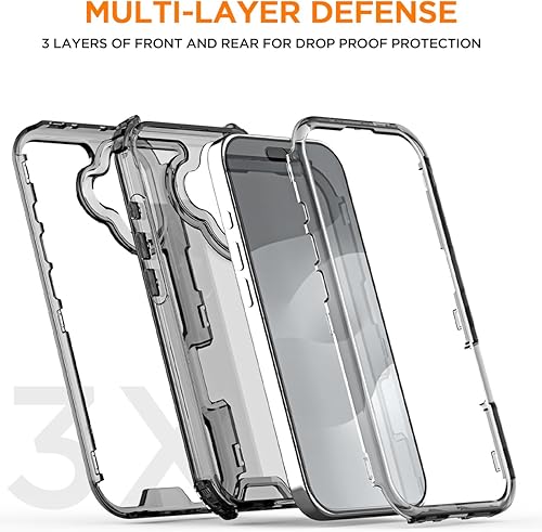 Miniatura 2 de AICase Funda para Samsung A22 5G, resistente protección contra caídas, cuerpo completo, resistente a prueba de golpes, a prueba de polvo, grado