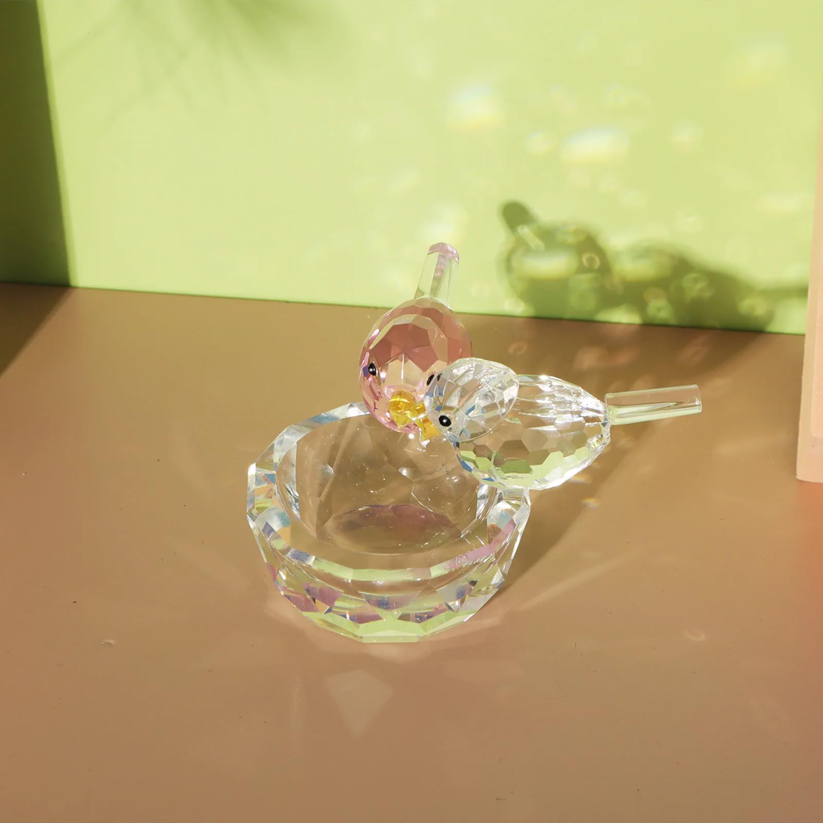 Amazon.co.jp: クリスタル 鳥 ボウルの置物 コレクターアート ガラス 