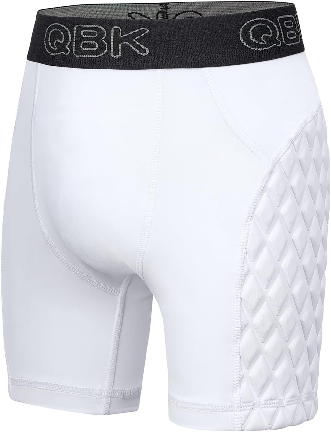 QBK 3T-9Y Toddler Sliding Shorts with Cup Boys Padded Compression Slider Shorts for Baseball & Football