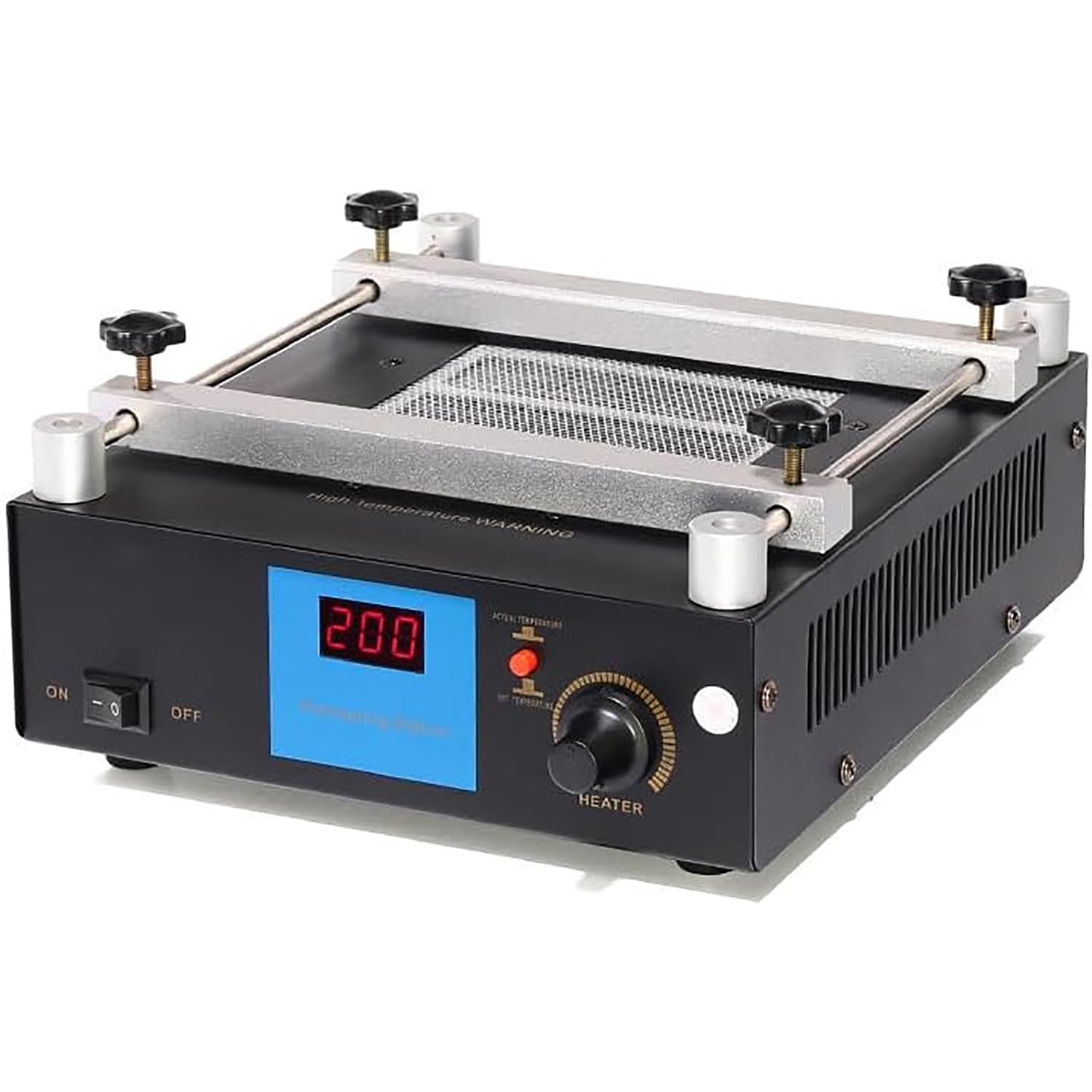 Estación De Precalentamiento De Trabajo, Placa Caliente De Soldadura Con Área Calentamiento De 120x120mm, Calor Rápido Y Rango De Temperatura De 50°C~400°C, Para Reparación De Teléfonos Móviles