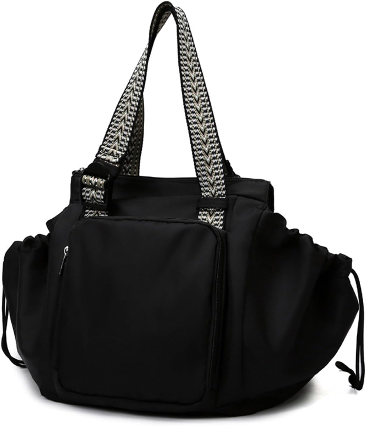 Diaper Bag Backpack Handbag Mom Bag Multi Compartment Travel Bag for Women Splashproof Large Capacity Shoulder Bags Black