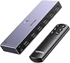 UGREEN 8K@60Hz HDMI Switch 5 In 1 Out, 4K@120Hz HDMI 2.1 Switcher with Power Adapter Support HDR10 3D HDCP 2.3 CEC HDMI Splitter Compatible with PS54, Xbox, Apple TV Fire Stick Laptop