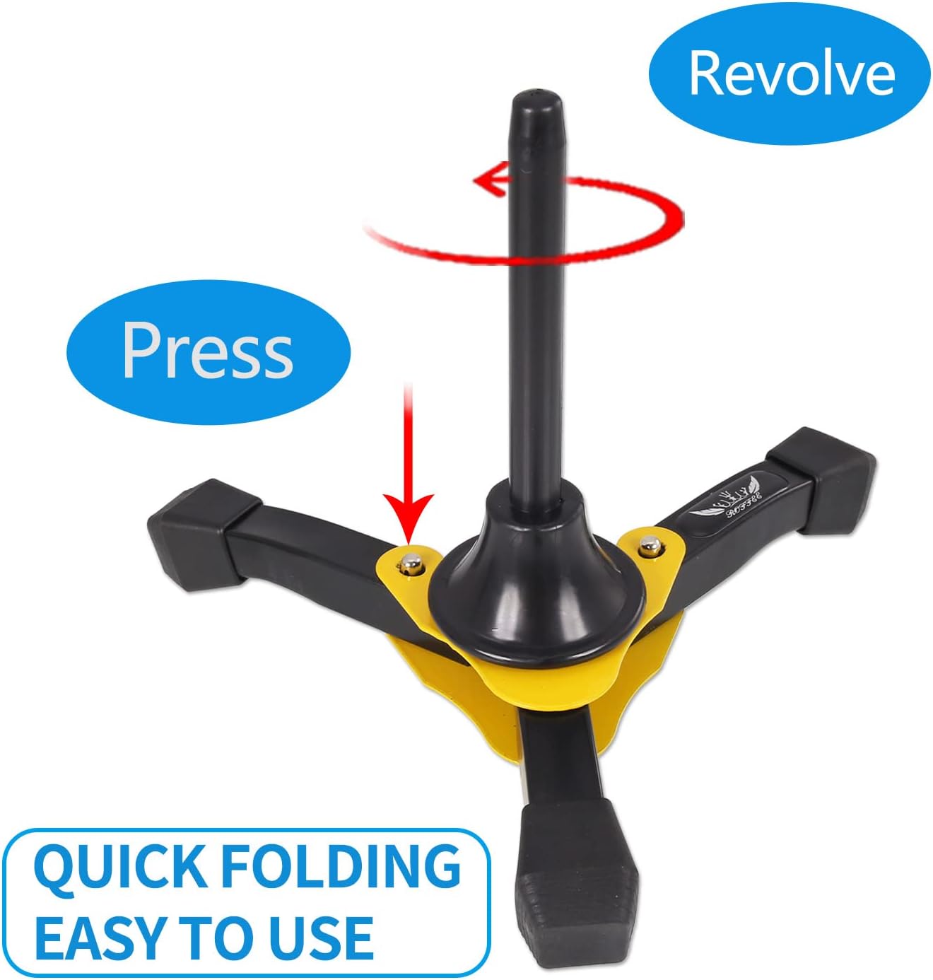 Portable Foldable Tripod Stand for Soprano Saxophone - Sturdy Sax Holder Stand… image 2