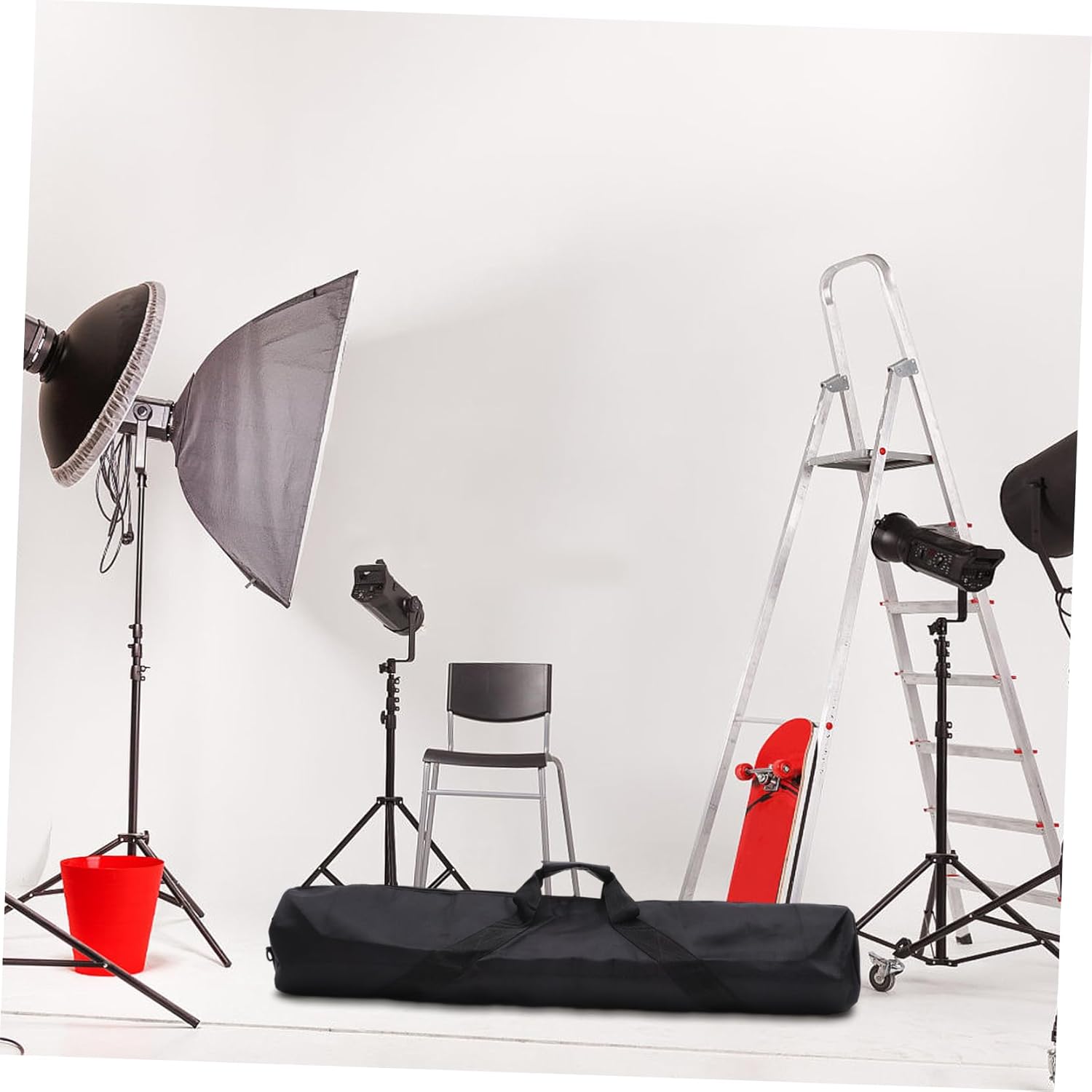 Light Stands Bag Thickened Portable Tripod Carrying Case with Zippered Closure for Photography Camping Live Streaming and More Convenient