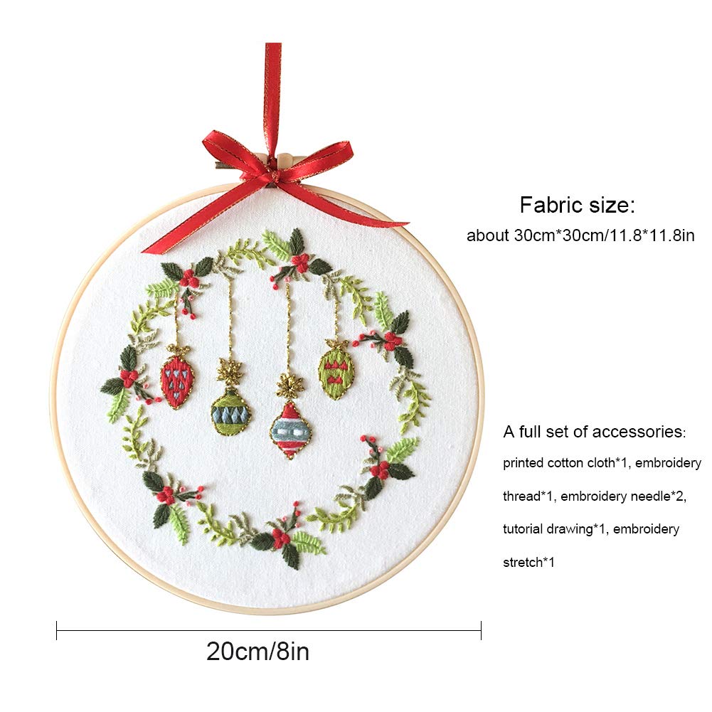 Gofission Kit De Broderie Au Point De Croix Estampillé 11 Carats Pour Adultes Et Débutants, Chaussettes De Noël, Animaux De La Jungle Avec